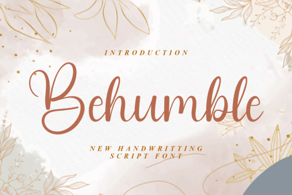 Behumble: A Festive Font for Creative Web Designs