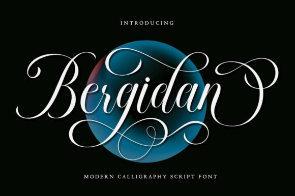 Bergidan: A Modern Calligraphy Script for Luxe Campaigns
