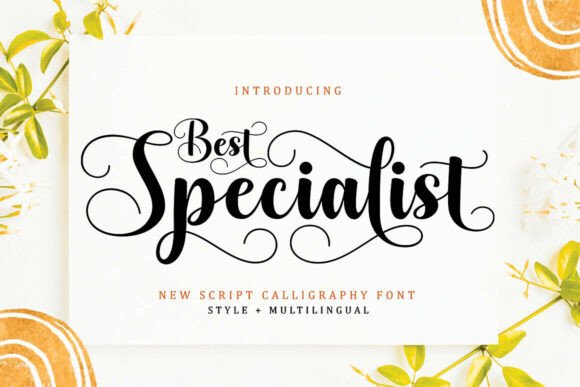 Best Specialist: A Versatile Script Calligraphy Font
