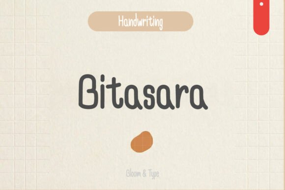 Bitasara: A Handwritten Font for Inviting Brand Designs