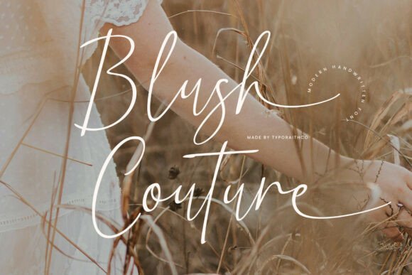 Blush Couture: A Delicate Script for Elegant Projects
