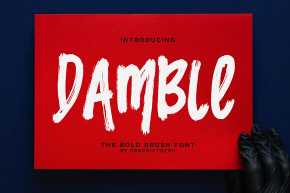 Boost Your Campaigns with Damble: A Bold Brush Font