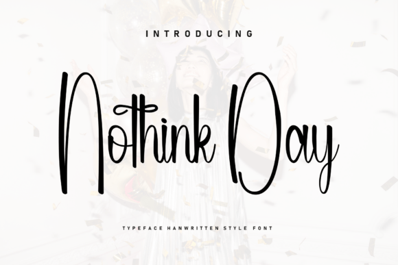 Charming Nothink Day Font for Handmade Creations