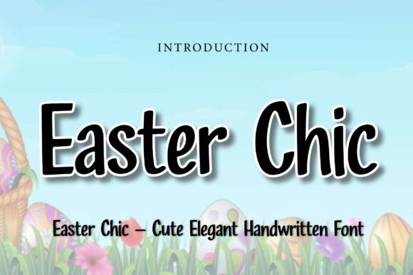 Easter Chic: A Delicate Script for Elegant Projects