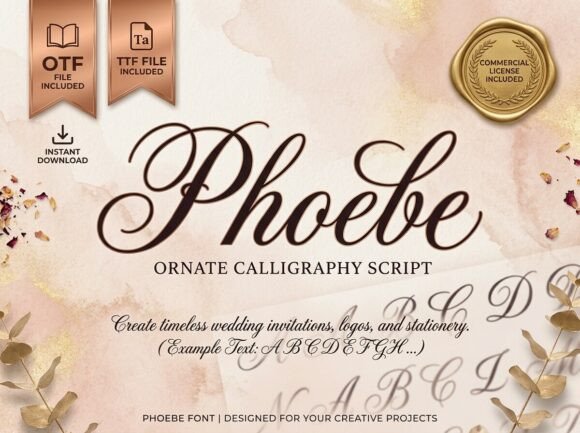 Elevate Your Web Design with Phoebe Script Font