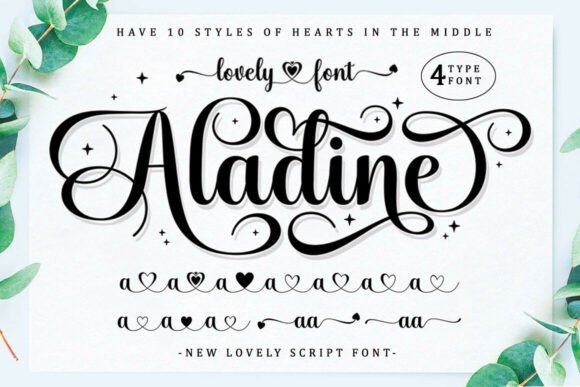 Enhance Your Brand with Aladine: A Versatile Script Font