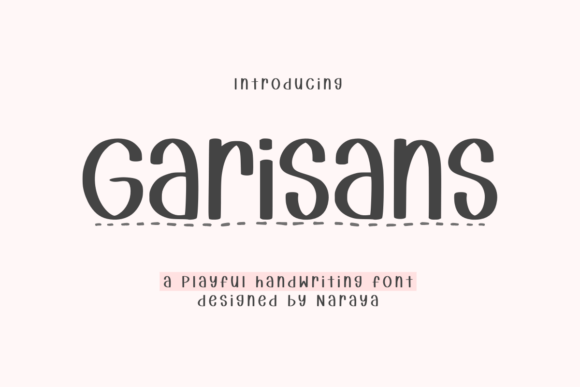 Enhance Your Brand with Garisans: A Charming Handwriting Font