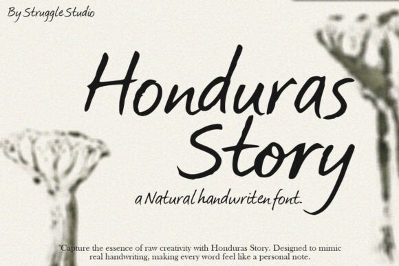 Enhance Your Brand with Honduras Story Font