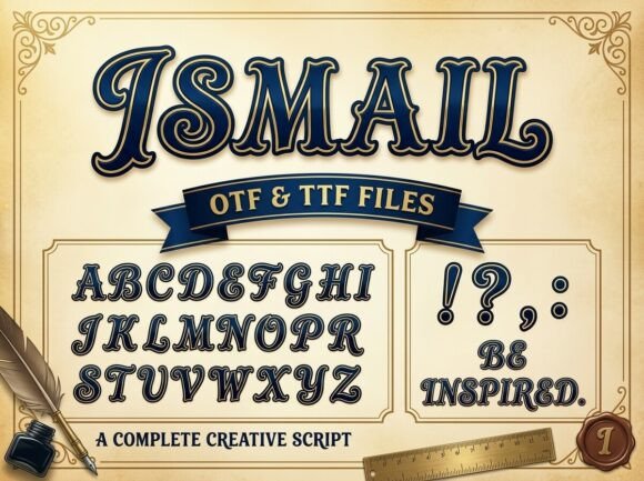 Enhance Your Brand with Ismail: A Premium Script Font