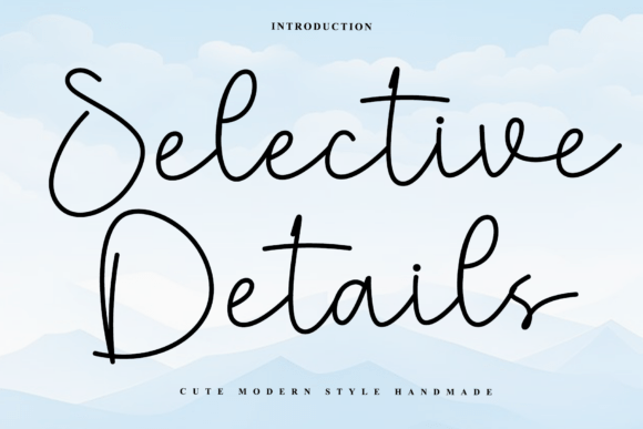 Enhance Your Campaigns with Selective Details Font