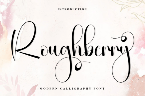 Exploring Roughberry: A Modern Script Font for Elegant Branding