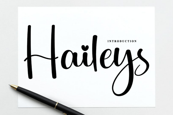 Haileys: A Script Font for Polished Web Design