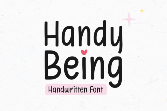 Handy Being: A Charming Handwritten Font for Engaging Campaigns