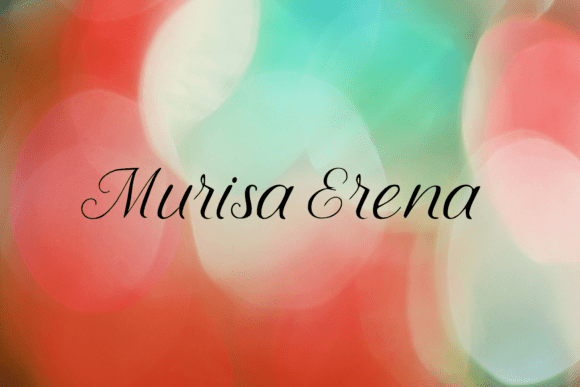 Murisa Erena: A Graceful Script for Elegant Projects