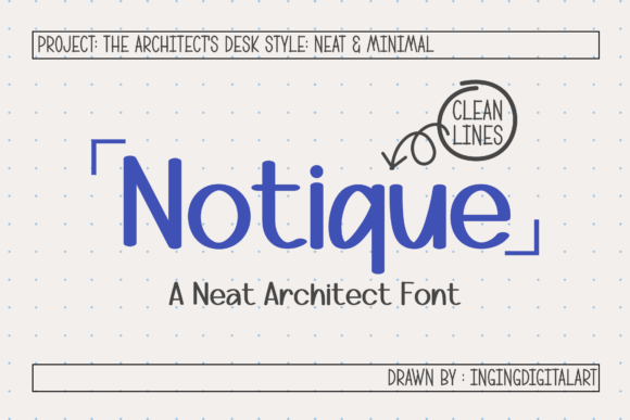 Notique: The Architect Font for Precision in Campaigns