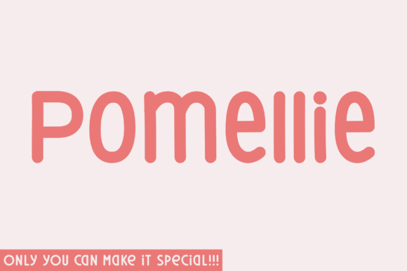 Pomellie: A Unique Handwritten Font for Digital Design