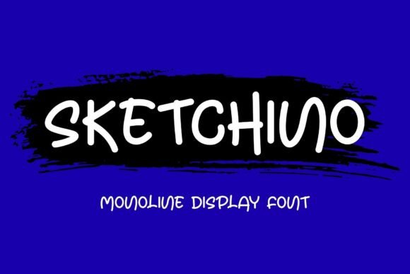 Sketchino: A Playful Monoline Font for Creative Branding
