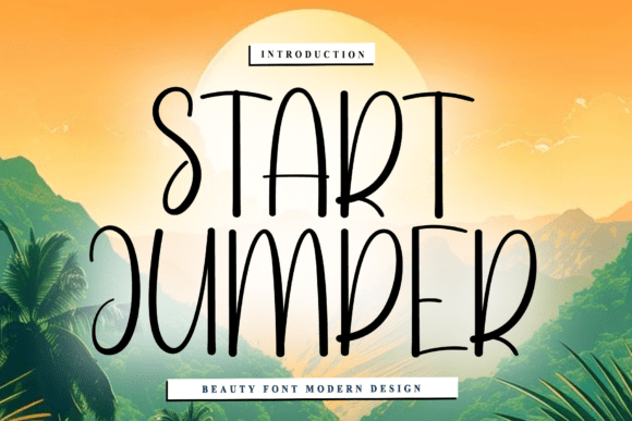 Start Jumper: A Rhythmic Script Font for Dynamic Web Design