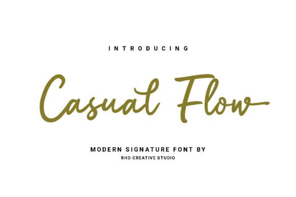 Transform Your Brand with Casual Flow: A Modern Script Font