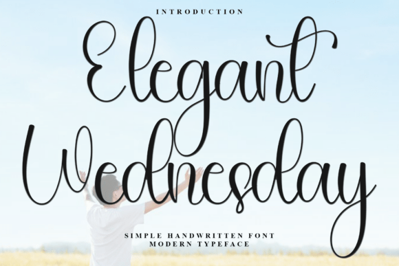 Unveiling Elegant Wednesday: A Festive Typeface for Web Design