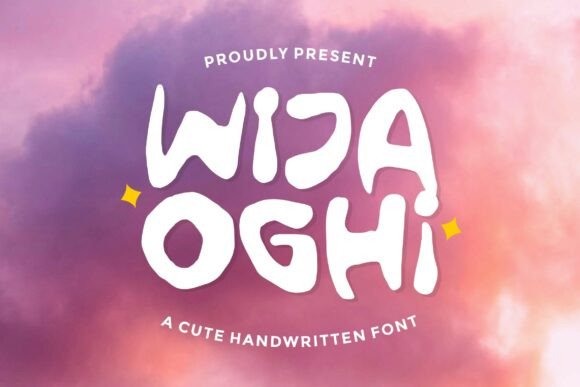 Wija Oghi: A Playful Handwritten Font for Engaging Web Design